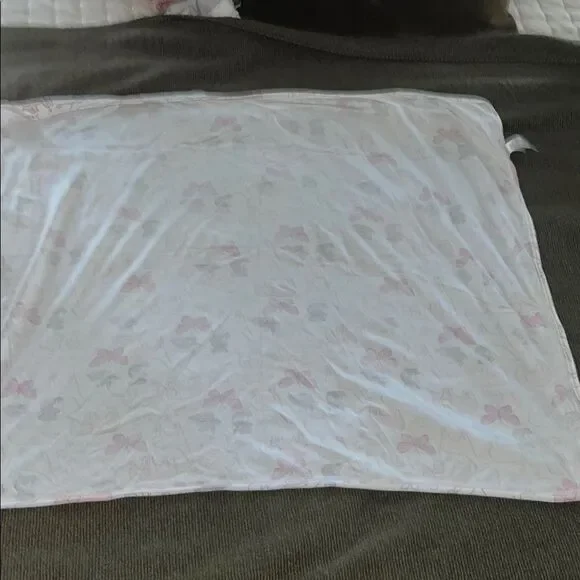 Animal Print Receiving Blanket - Pink and Gray - Picture 6 of 6